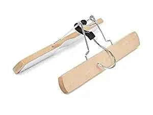 Cintre pour étendoir à linge en bois pliable