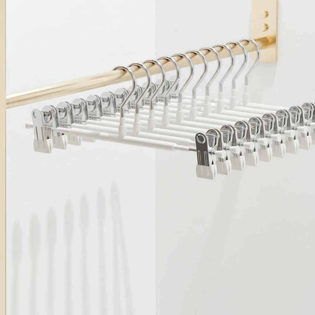 Cintre pour étendoir à linge inox à pinces ajustables