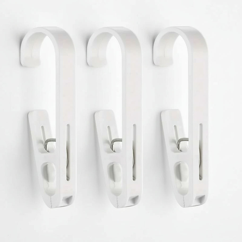 Cintre pour étendoir à linge s avec clip multifonction