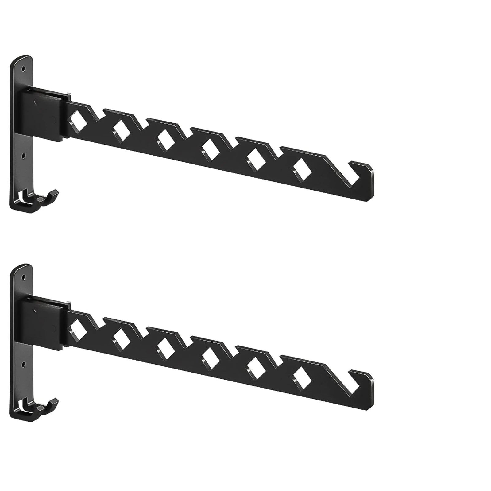 Étendoir à linge mural rabattable inox 180° pliable - L'Univers de l'Étendoir