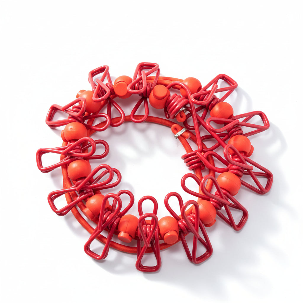 Étendoir à linge camping-car corde extensible clips