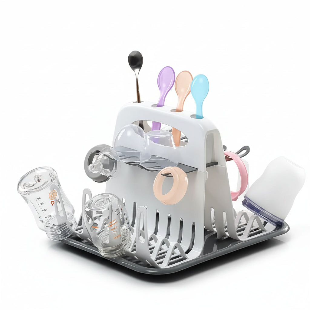 Fil pour étendoir à linge pour biberons pliable