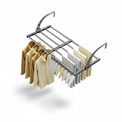 Étendoir à linge pour radiateur extensible pliable