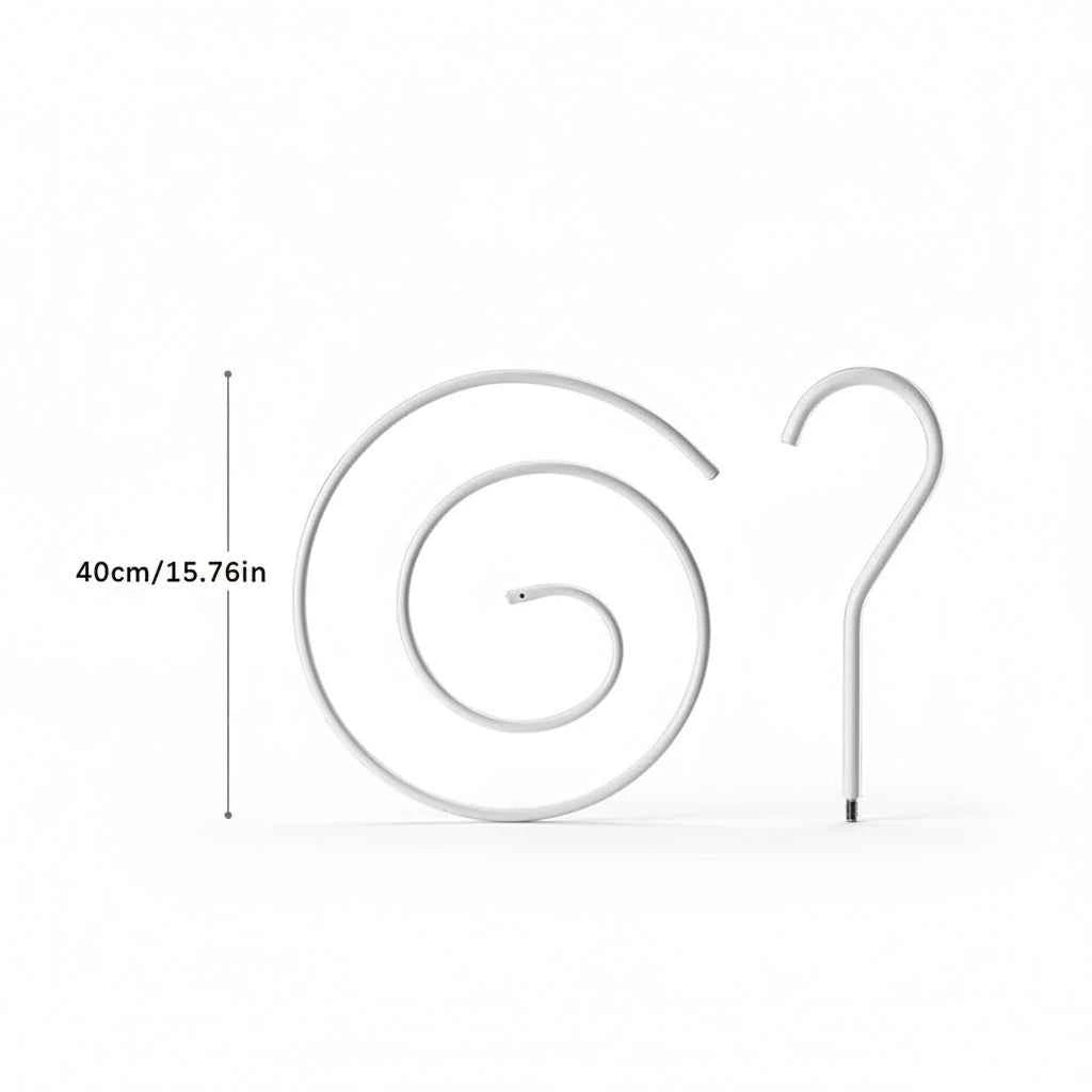 Étendoir à linge tour spirale inox pliable