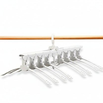 Cintre pour étendoir à linge pliable en plastique