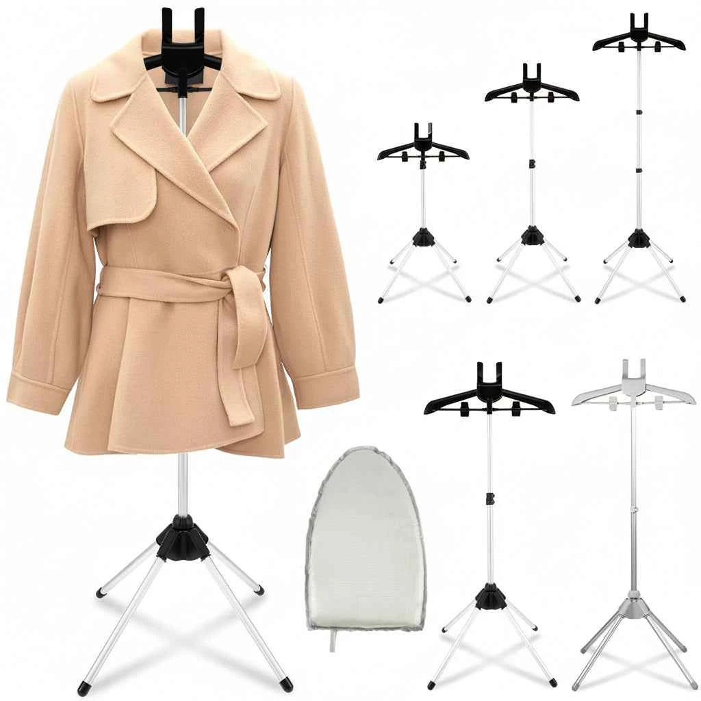 Cintre pour étendoir à linge pour défroisseur pliable