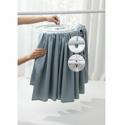 Étendoir à linge tour spirale inox pliable