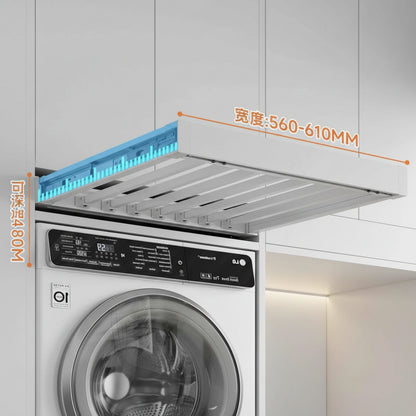 Étendoir à linge extensible armoire intégrée