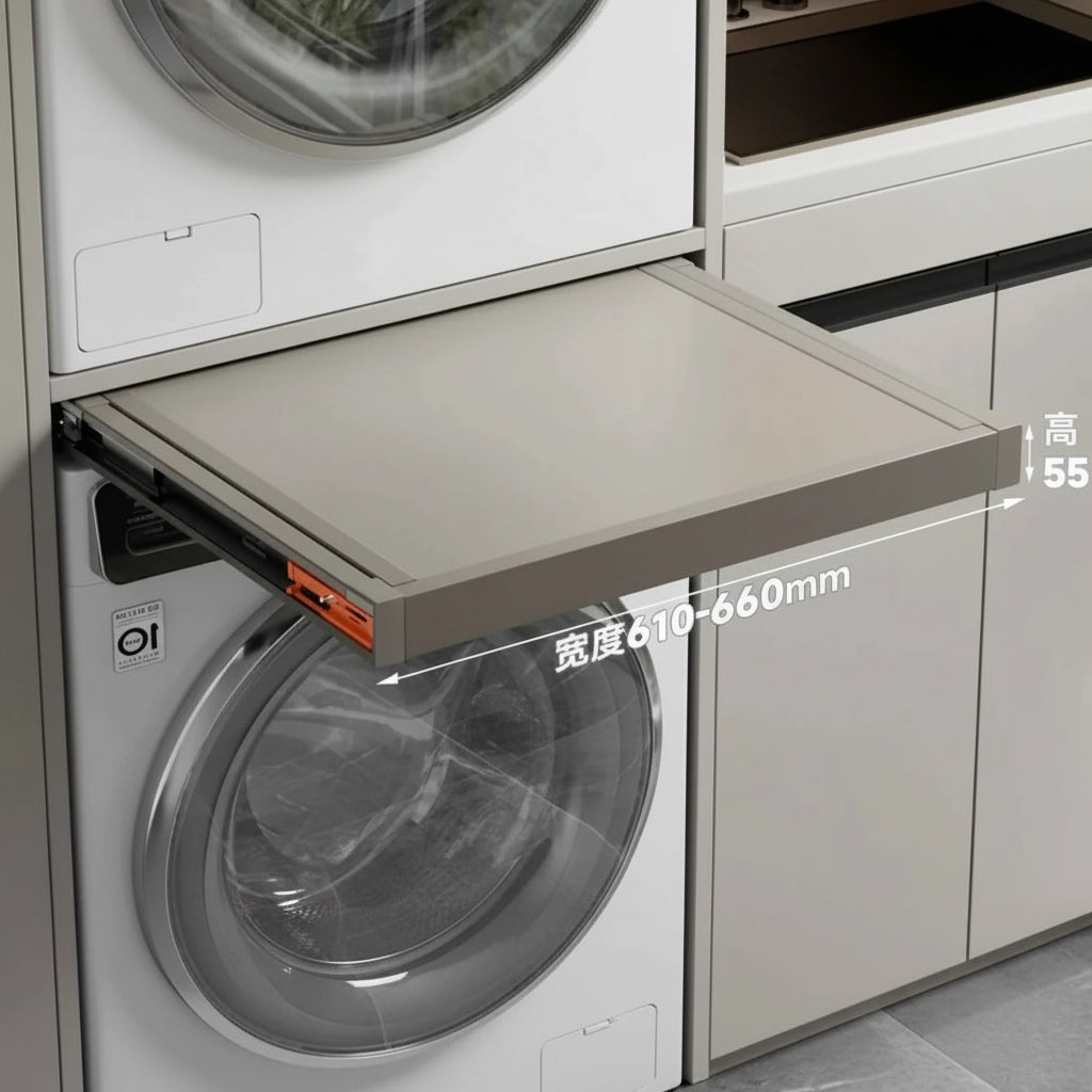 Étendoir à linge extensible armoire intégrée