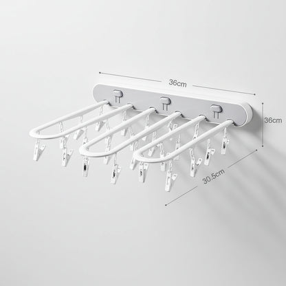 Étendoir à linge mural rabattable pour chaussettes