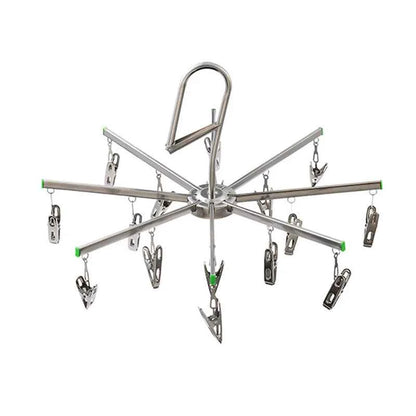 Petit étendoir à linge inox pliable