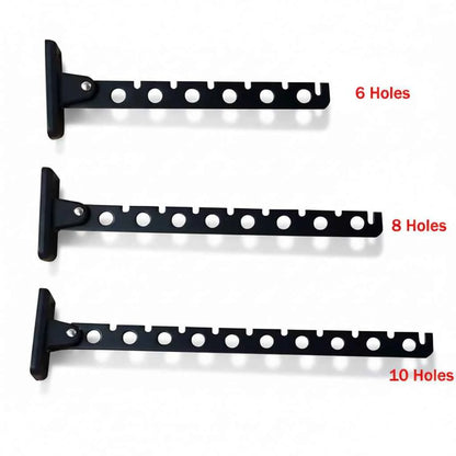 Étendoir à linge mural rabattable inox pliant