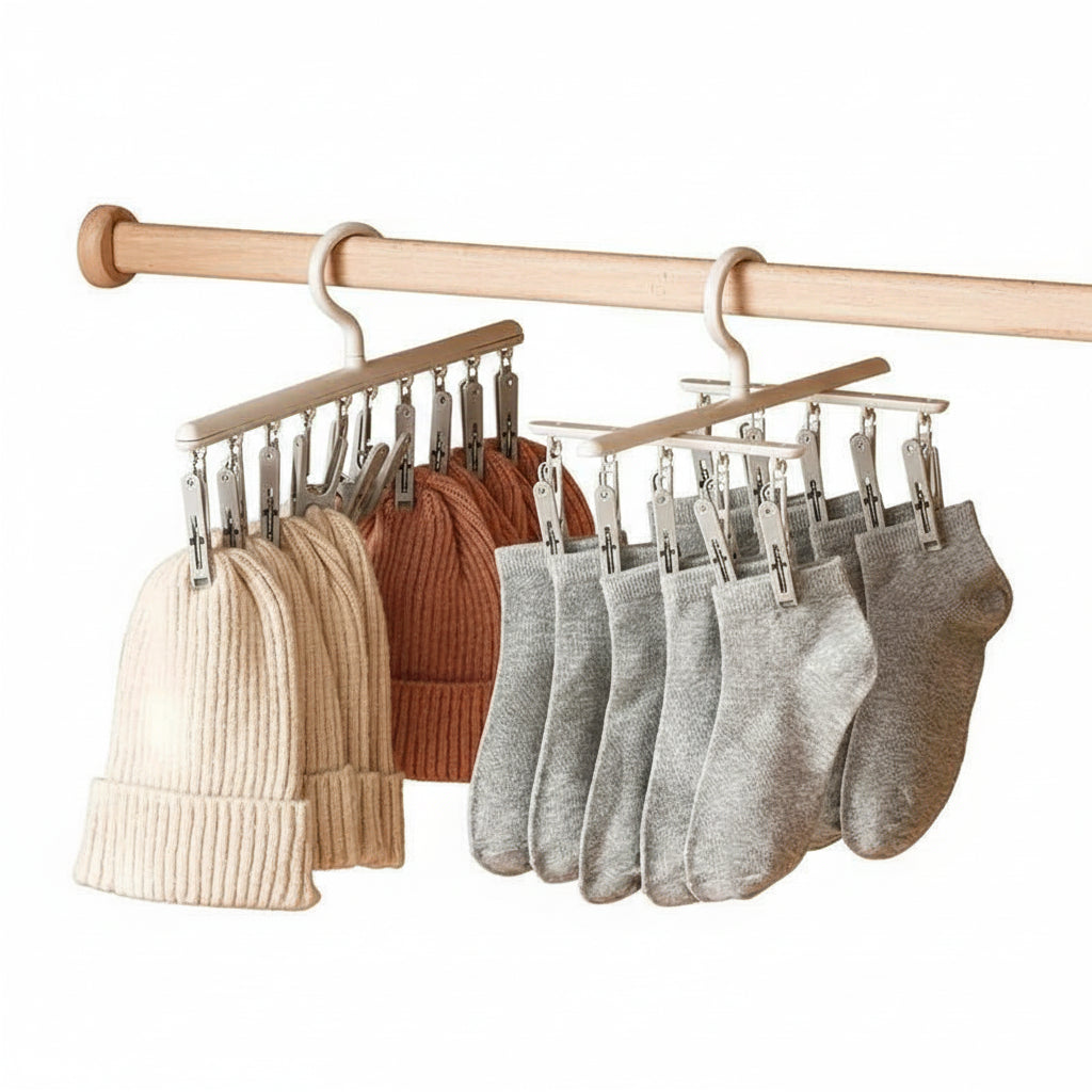 Petit étendoir à linge pour chaussettes et dessous