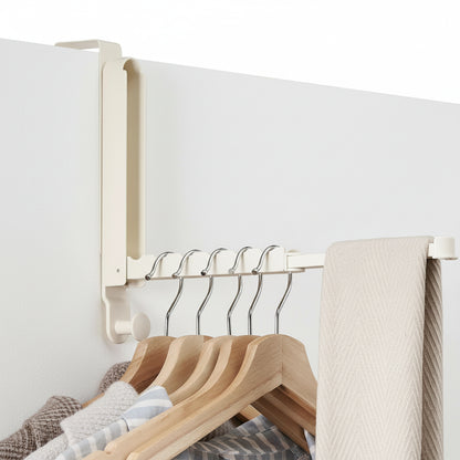 Étendoir à linge sur porte télescopique aluminium