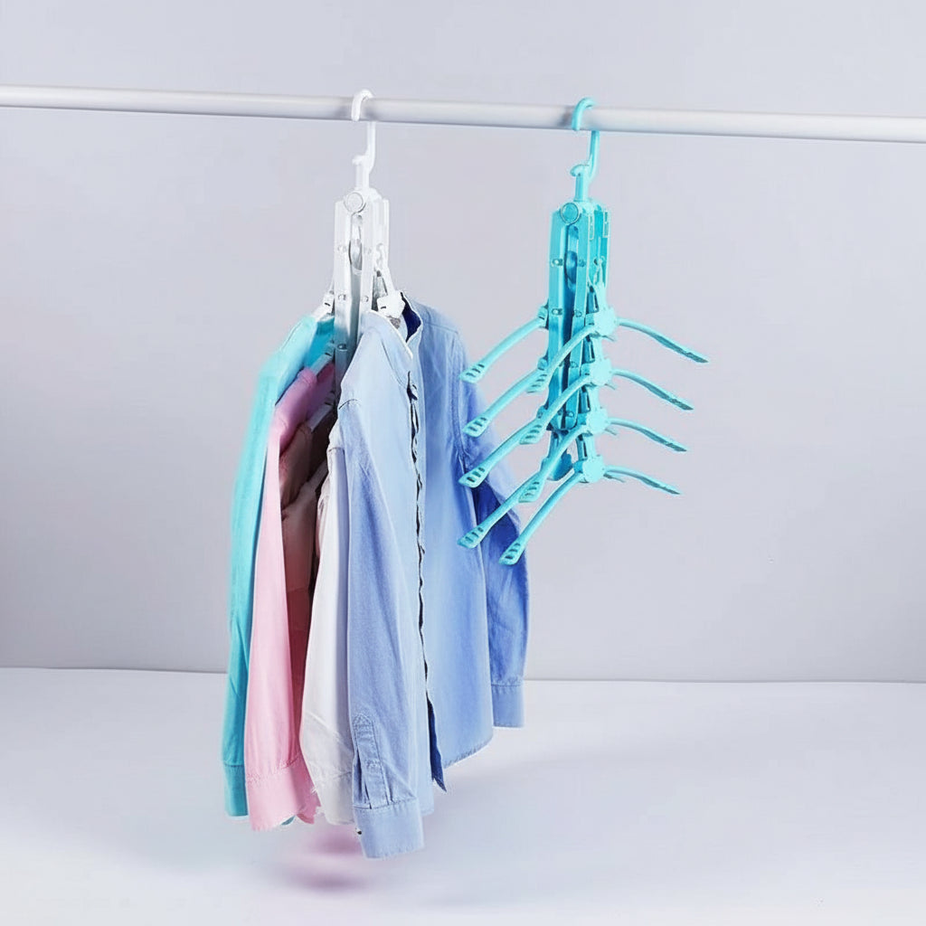 Cintre pour étendoir à linge pliable en plastique