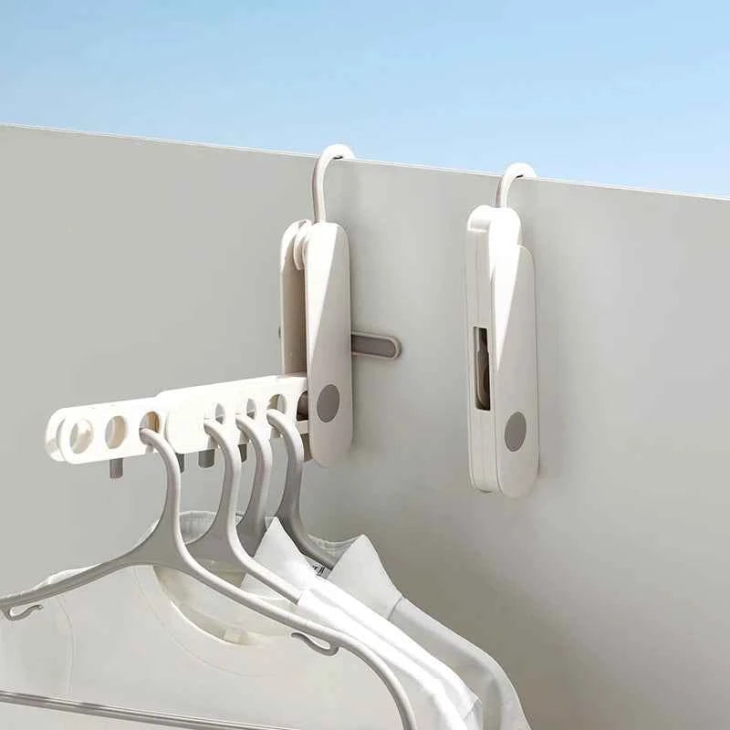 Étendoir à linge en plastique pliable balcon