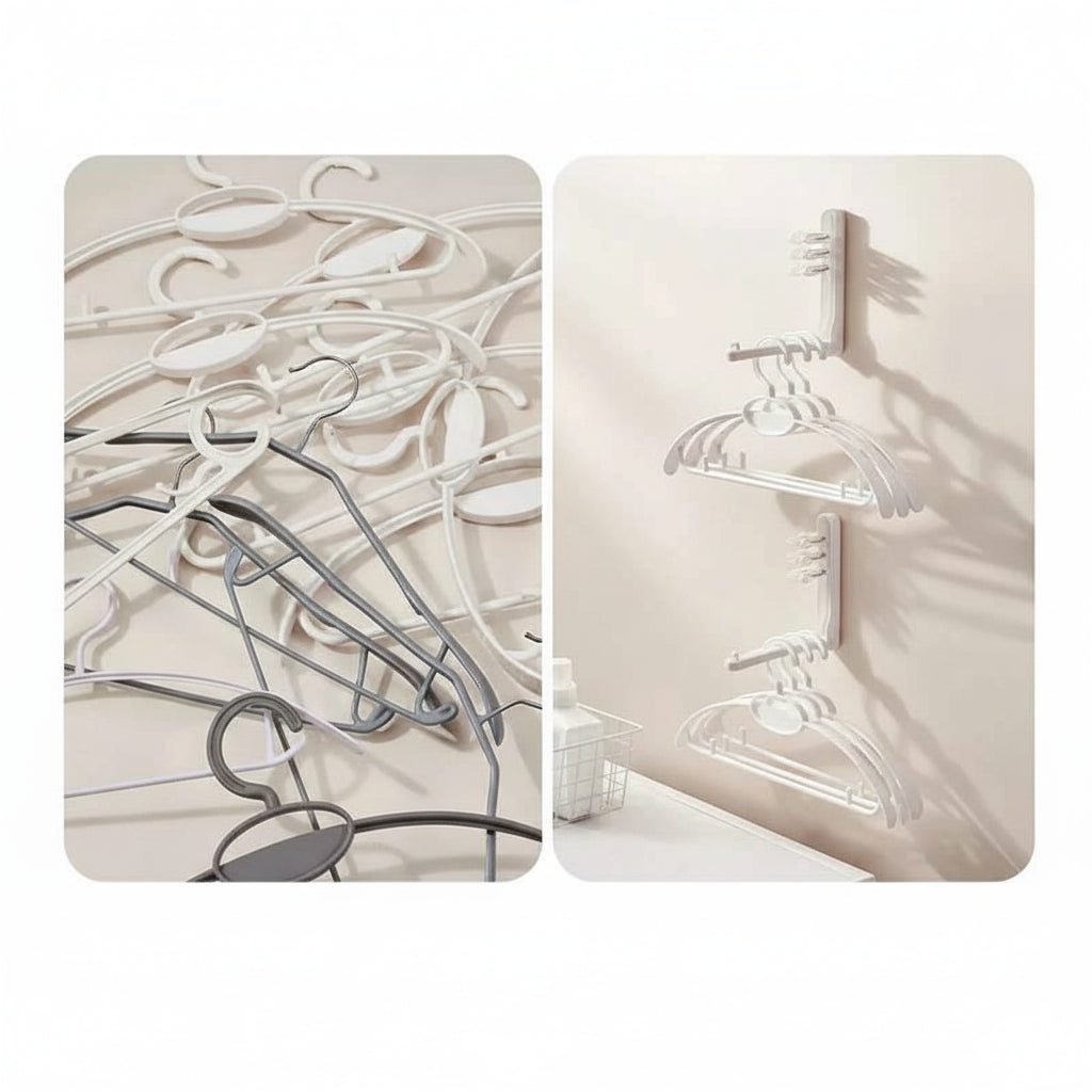 Cintre pour étendoir à linge mural pliable pp