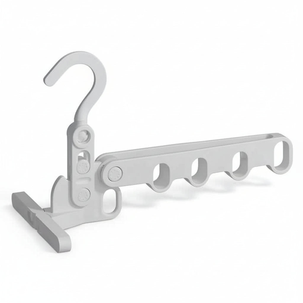 Cintre pour étendoir à linge pliable 5 trous