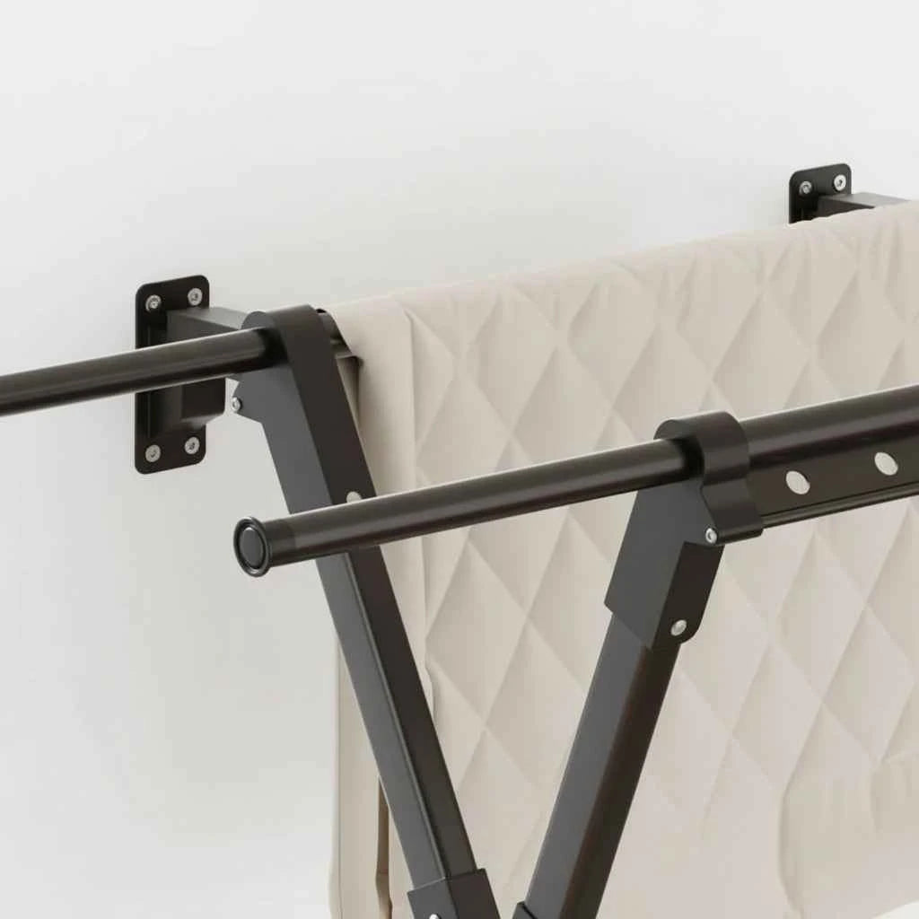 Étendoir à linge pliable télescopique balcon