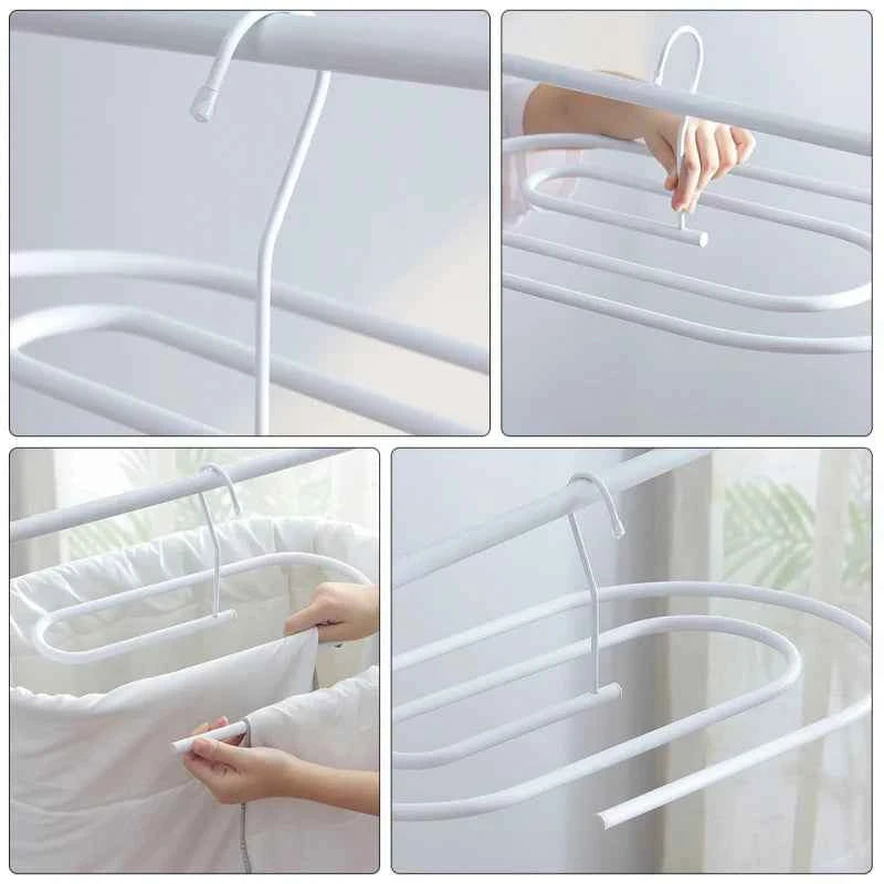 Étendoir à linge intérieur spiral pour couettes