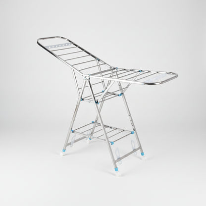 Étendoir à linge pliable inox intérieur extérieur