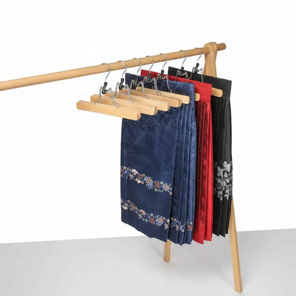 Cintre pour étendoir à linge en bois pliable