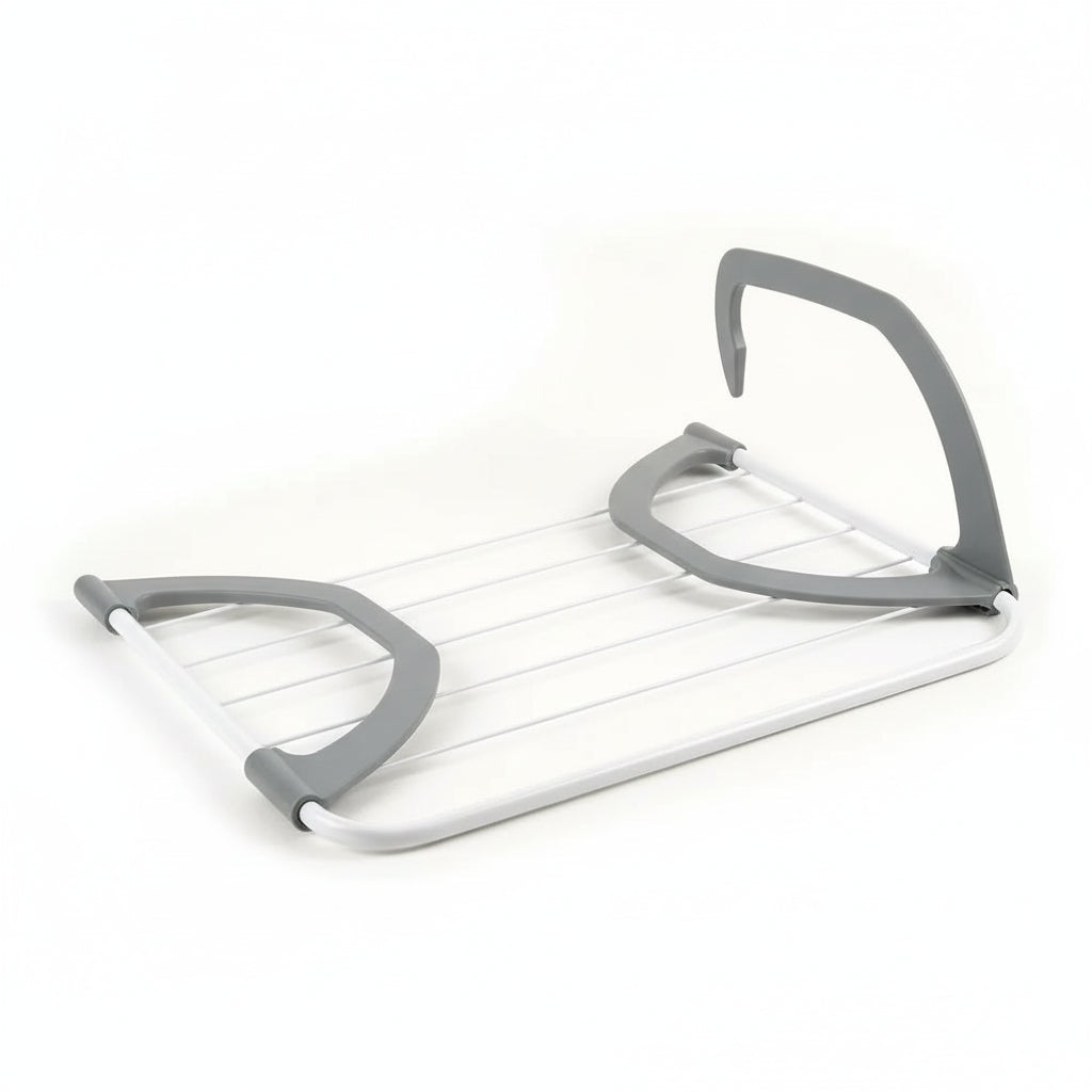 Étendoir à linge pour radiateur pliant en inox