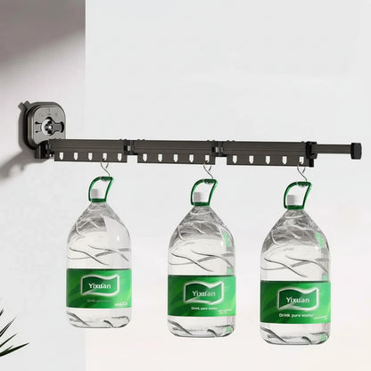 Étendoir à linge mural rétractable en aluminium pliable