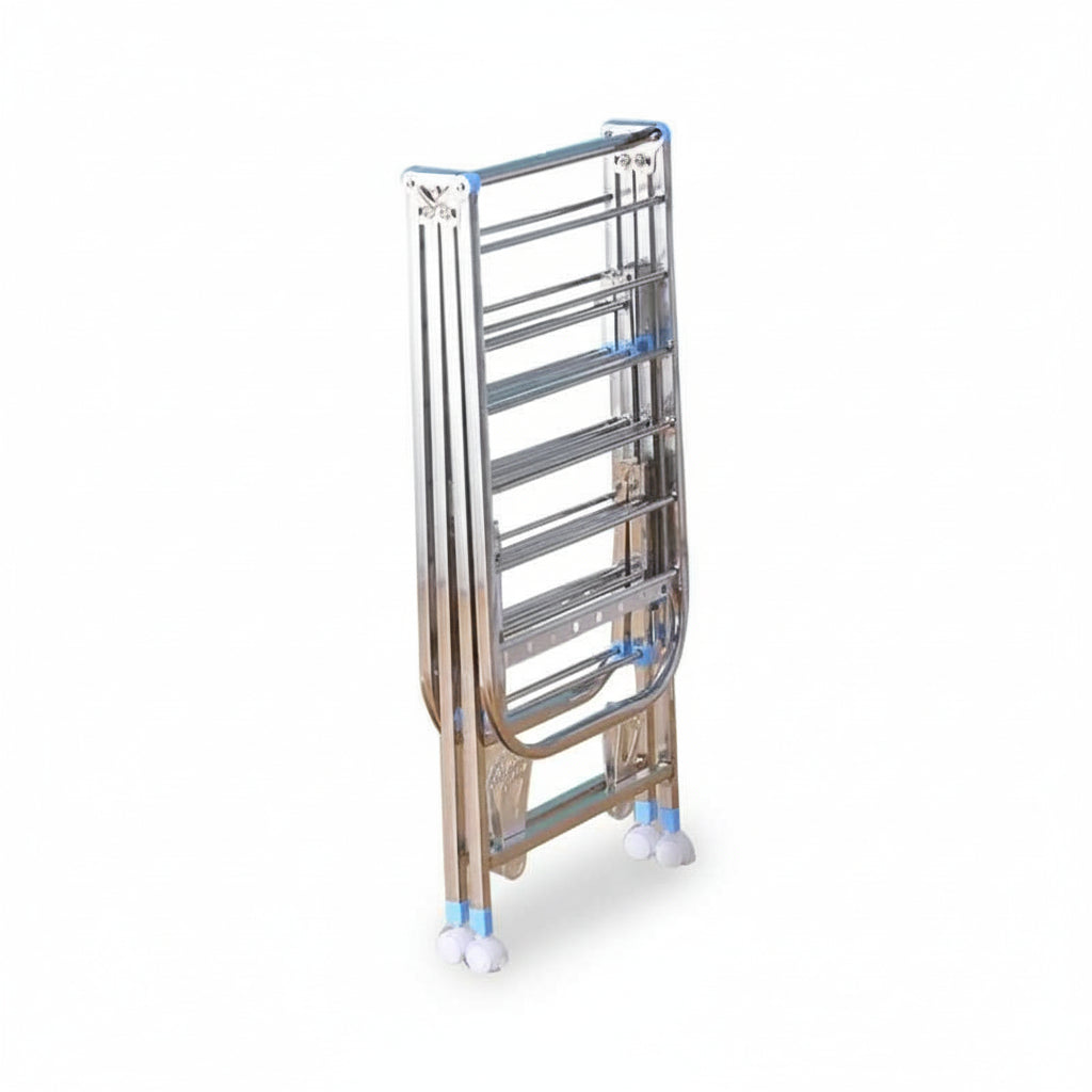 Étendoir à linge pliable inox intérieur extérieur