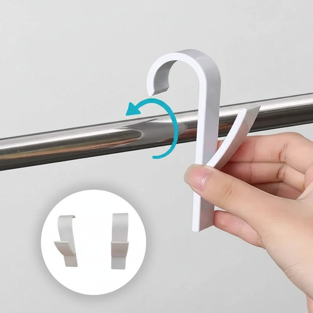 Cintre pour étendoir à linge pour radiateur blanc