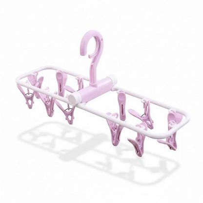 Petit étendoir à linge pour chaussettes pliable