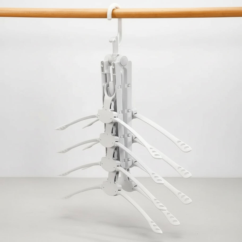 Cintre pour étendoir à linge pliable en plastique