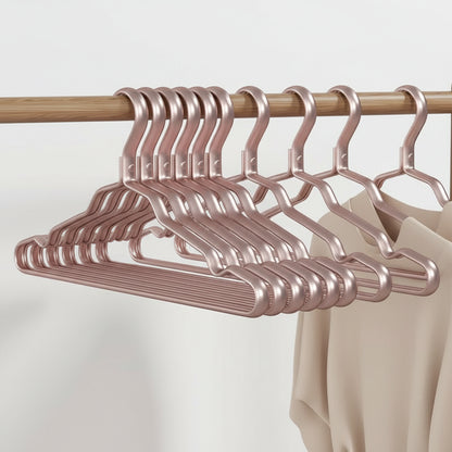 Cintre pour étendoir à linge aluminium doré