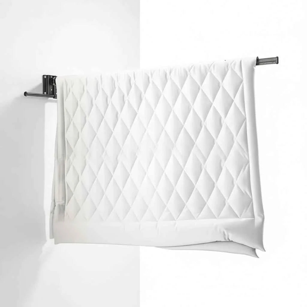 Étendoir à linge mural rabattable aluminium pliable