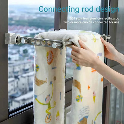 Étendoir à linge mural suspendu réglable