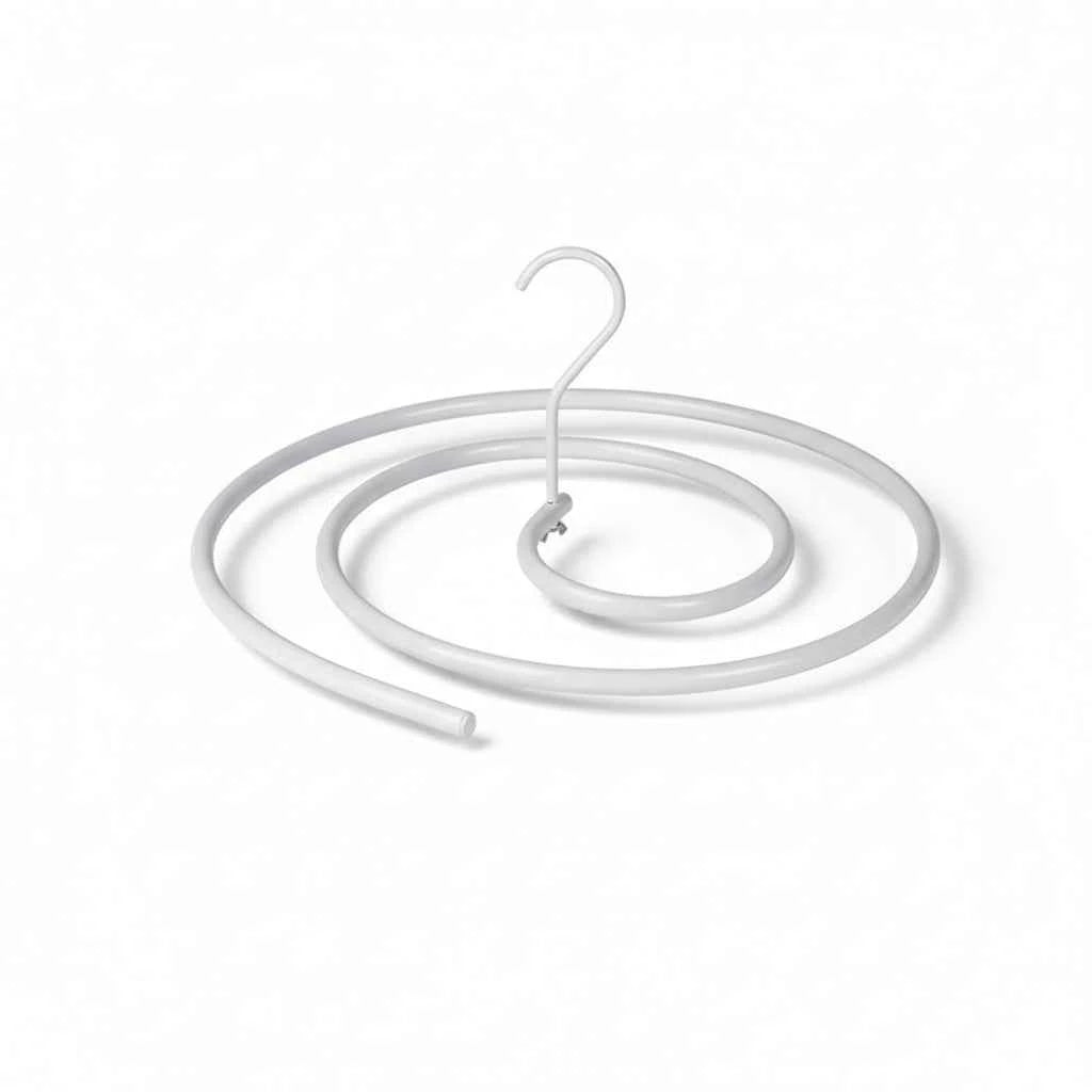 Étendoir à linge tour spirale inox pliable