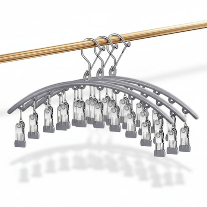 Petit étendoir à linge inox à pinces