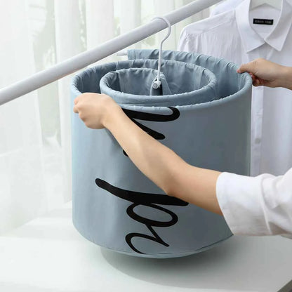Cintre pour étendoir à linge spirale pliable