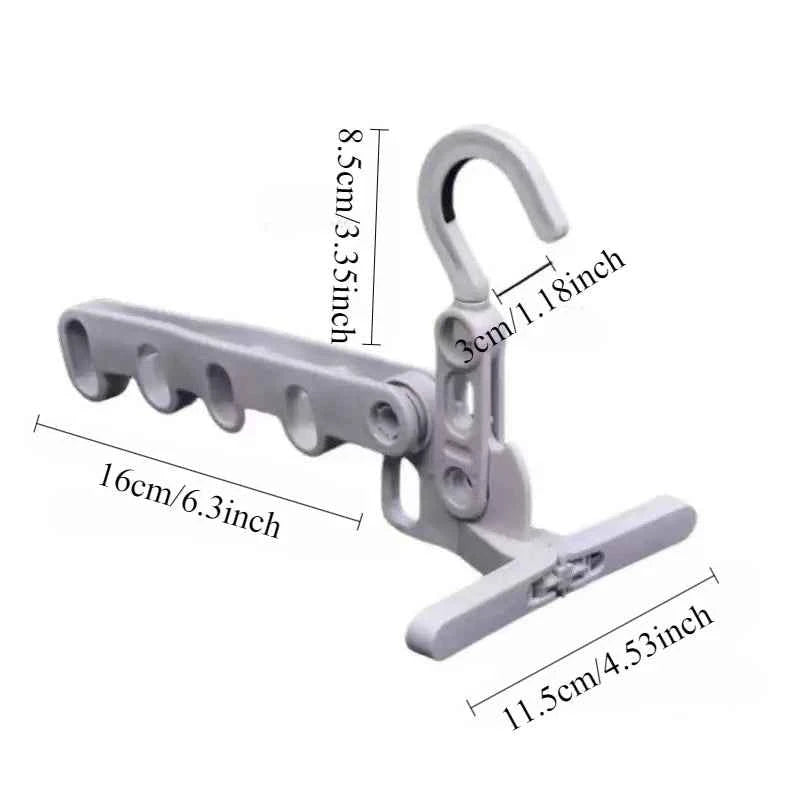 Cintre pour étendoir à linge pliable 5 trous