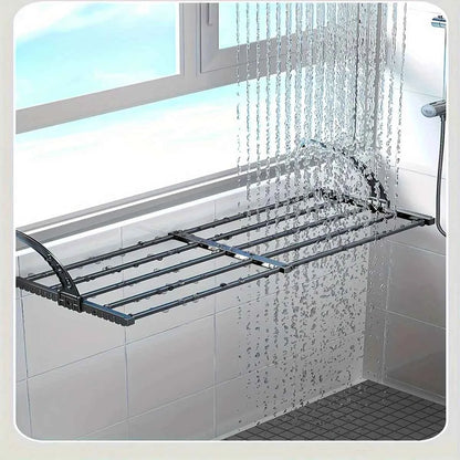 Étendoir à linge pour balcon inox multifonction