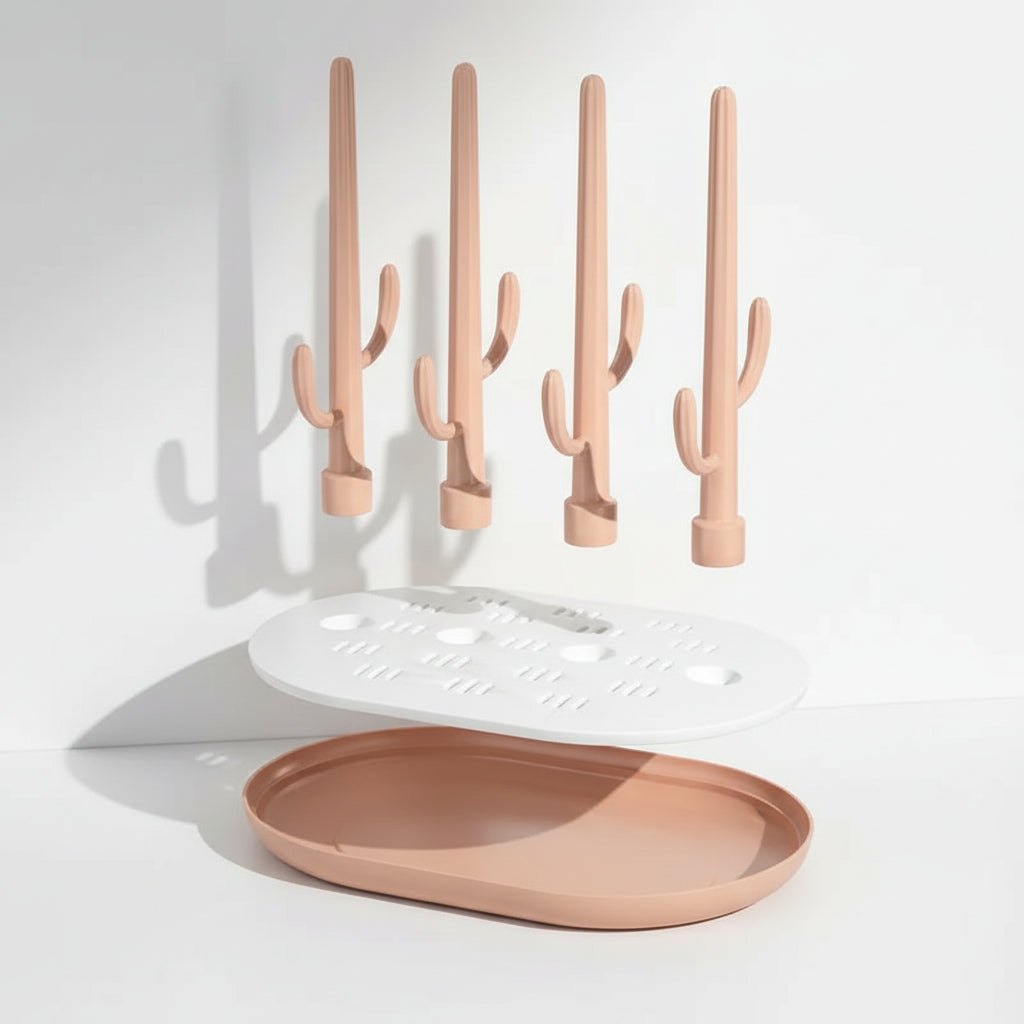 Cintre pour étendoir à linge pour biberons démontable