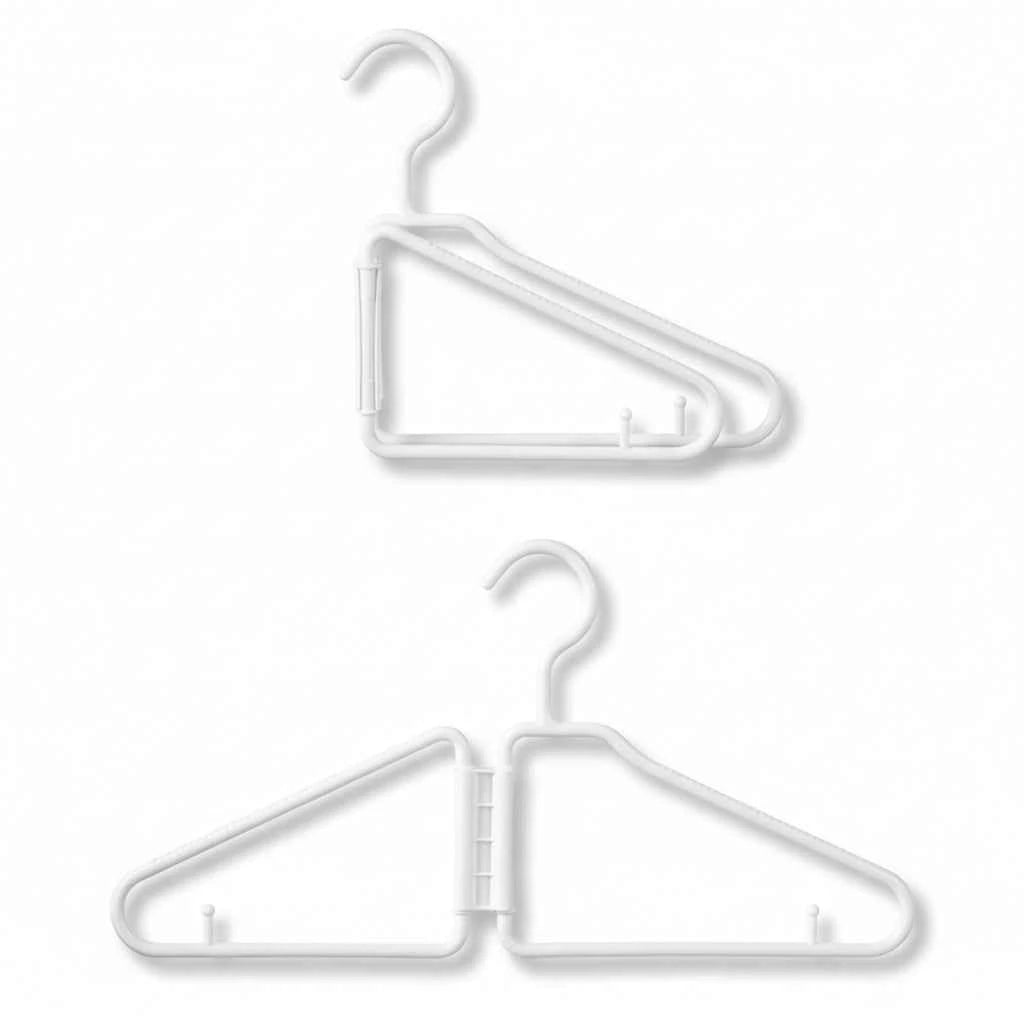 Cintre pour étendoir à linge pliable antidérapant