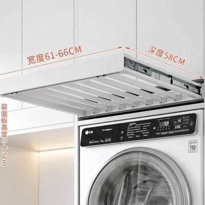 Étendoir à linge extensible armoire intégrée