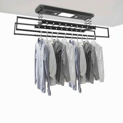 Étendoir à linge plafond électrique avec télécommande