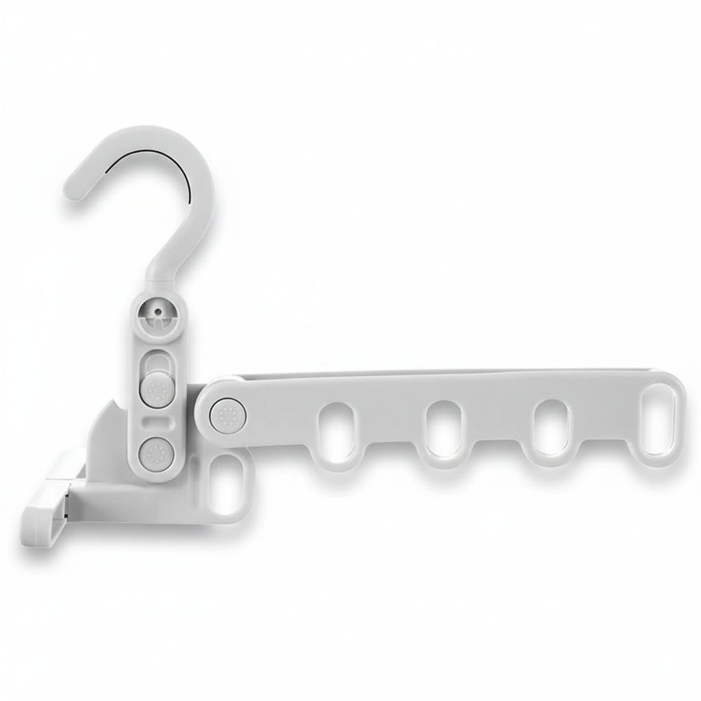 Cintre pour étendoir à linge pliable 5 trous