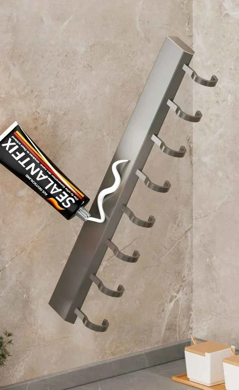 Cintre pour étendoir à linge mural aluminium