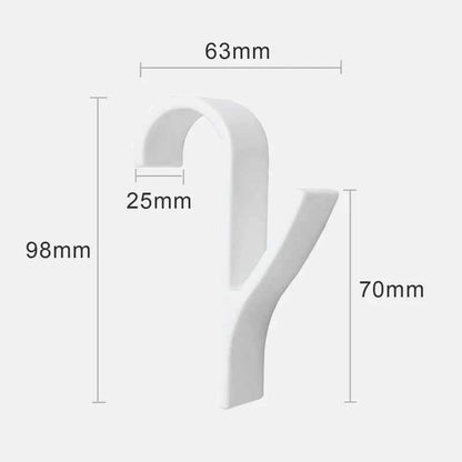 Cintre pour étendoir à linge pour radiateur blanc