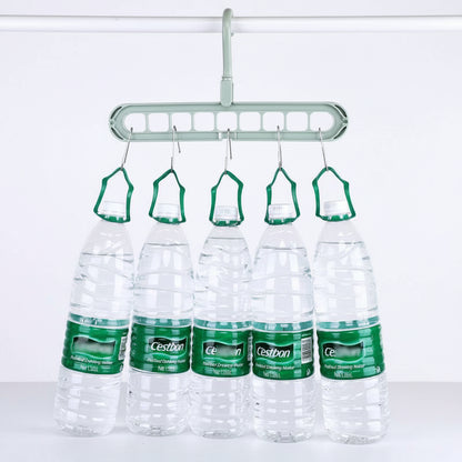 Cintre pour étendoir à linge multifonction 9 trous