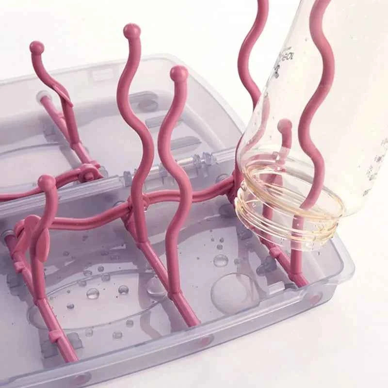 Fil pour étendoir à linge pour biberons pliable