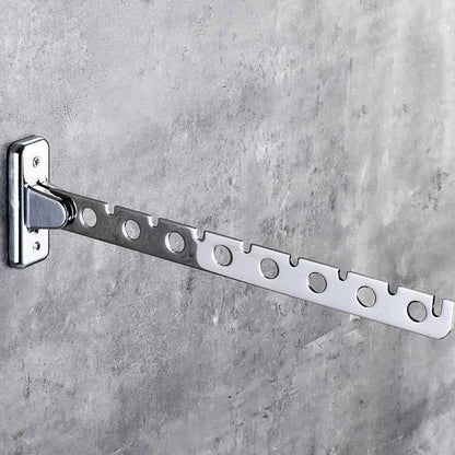 Étendoir à linge mural rabattable inox pliant